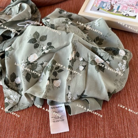 Reformation Twilight Dress - Verde - Picture 10 of 13